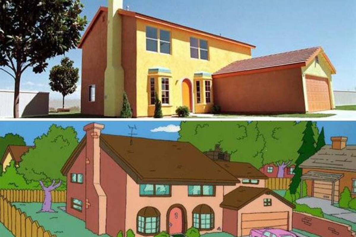 Crean una casa inspirada en Los Simpson (Foto: Tomada de internet/VANGUARDIA LIBERAL)