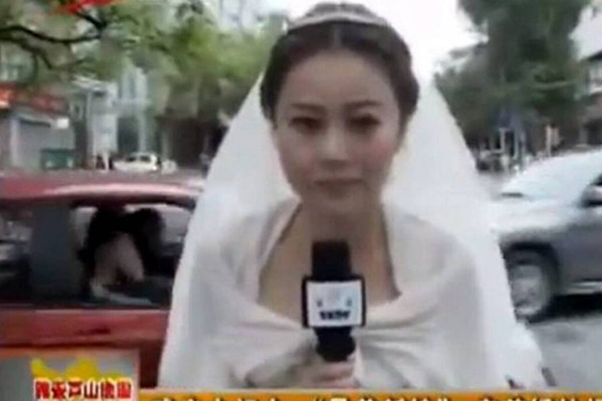 Reportera que interrumpió su boda para cubrir sismo causó revuelo en redes (Foto: Tomada de Internet/VanguardiaLiberal)