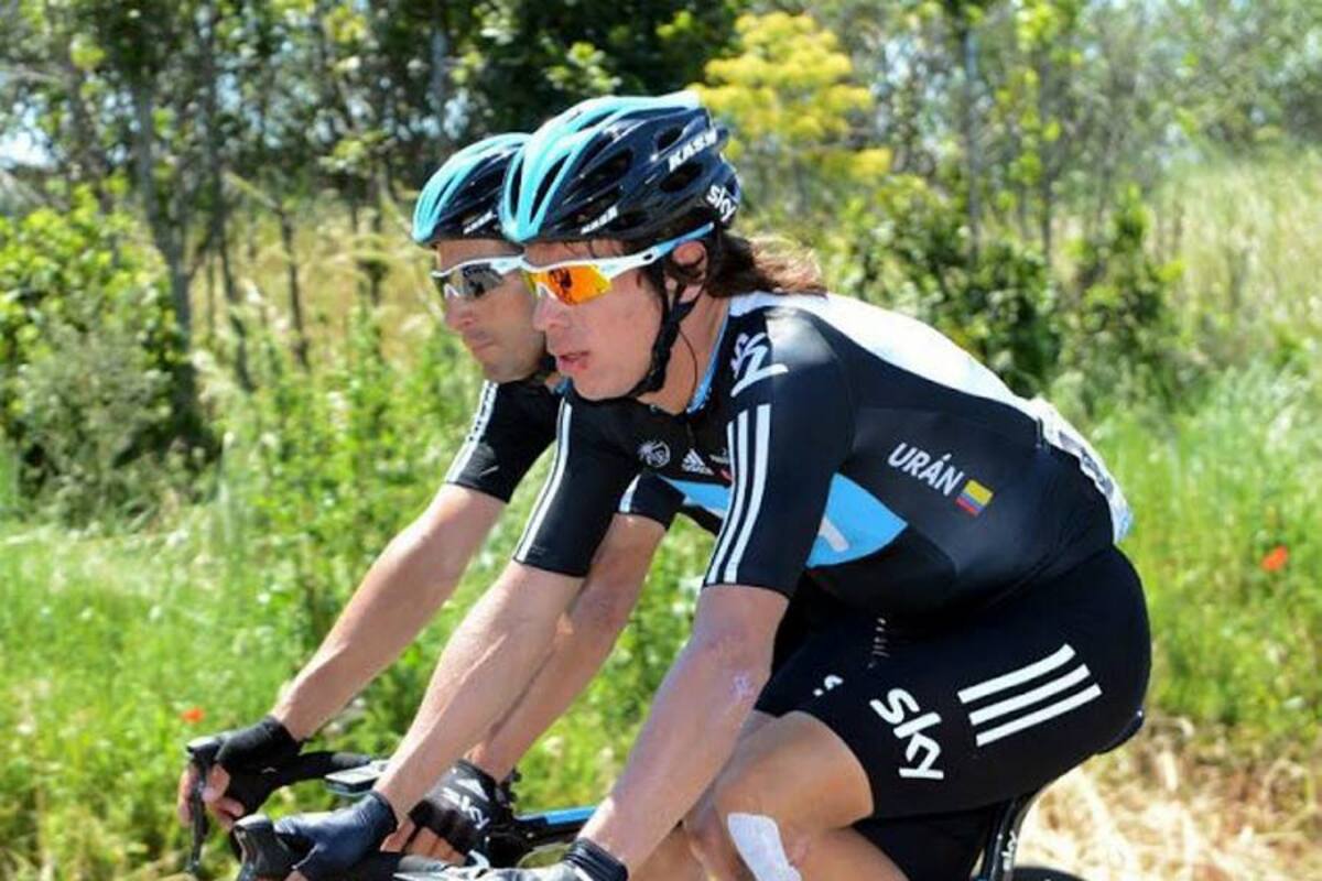 Betancur fue tercero y Urán quinto, venciendo el frío del Giro de Italia (Foto: Archivo/VANGUARDIA LIBERAL)