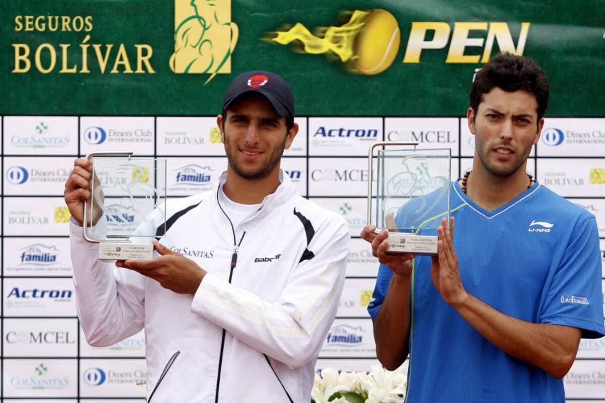 Robert Farah y Carlos Salamanca, tenistas del equipo Colsanitas (Foto: Archivo/VANGUARDIA LIBERAL)