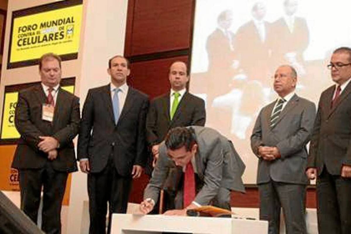 Colombia y más de diez países firmaron pacto para frenar robo de celulares (Foto: Colprensa/VANGUARDIA LIBERAL)