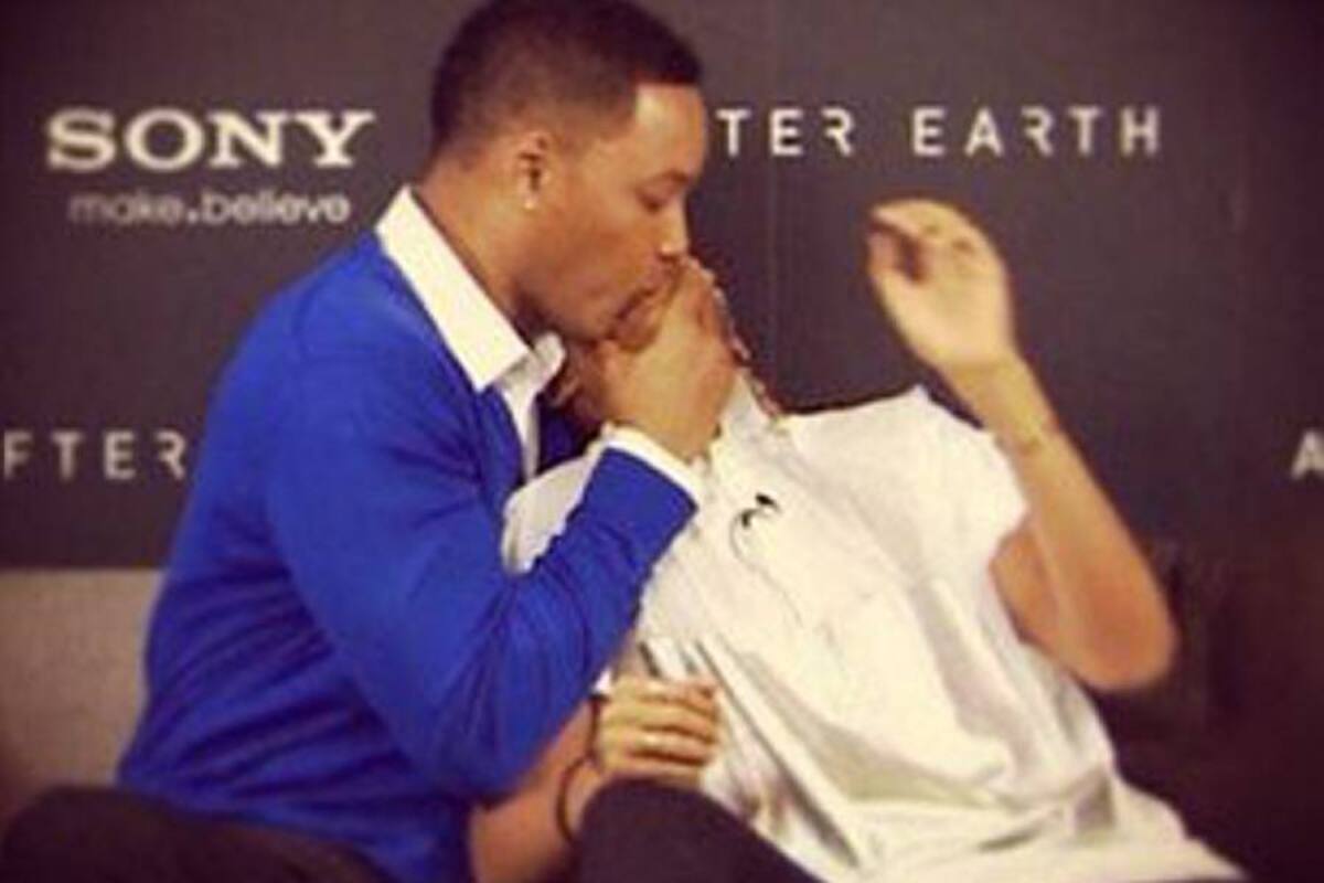 Will Smith sorprende a su hijo Jaden con un beso en la boca (Foto: Tomada de Internet/ VANGUARDIA LIBERAL)