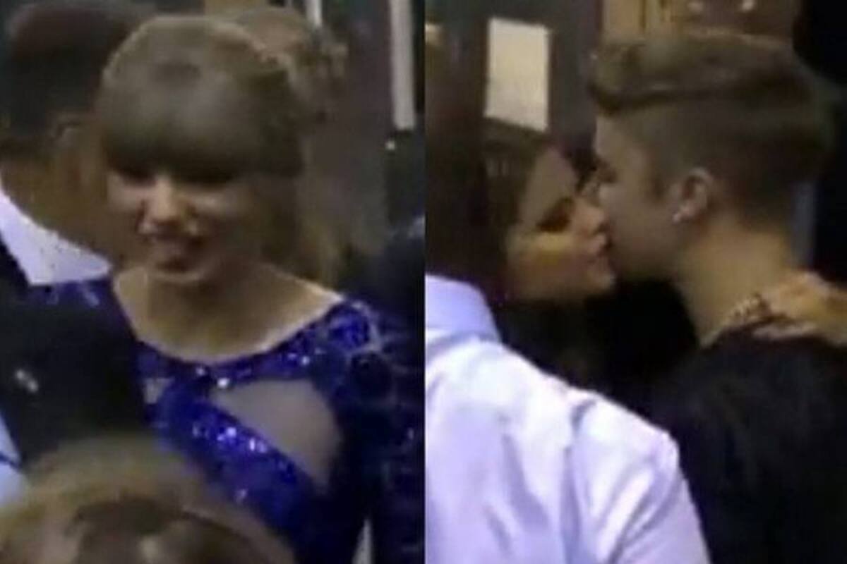 Así fue el beso de Selena Gómez y Justin Bieber en los Billboard (Foto: Tomada de Internet/ VANGUARDIA LIBERAL)