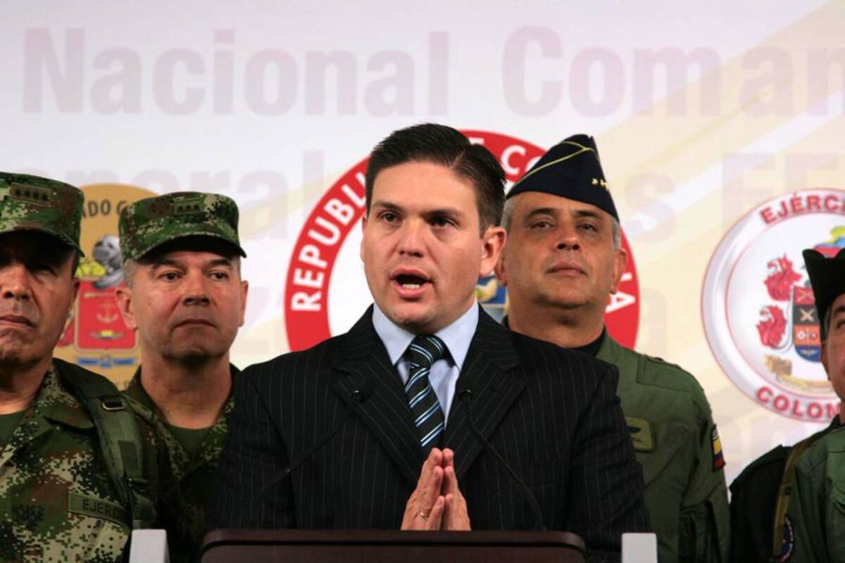 Reemplazante de Alfonso Cano tendrá que preocuparse por huir: Mindefensa (Foto: Colprensa/VANGUARDIA LIBERAL)