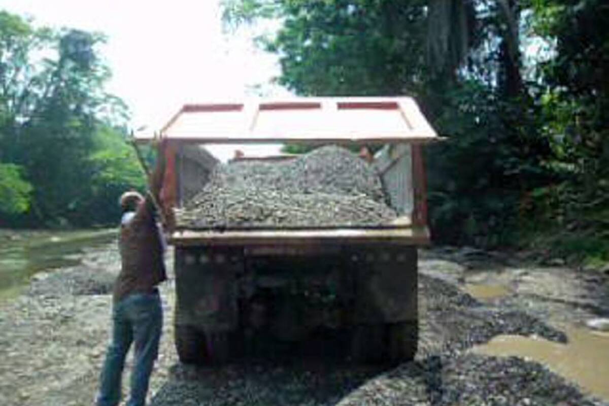 Capturados nueve hombres por minería ilegal en Cimitarra (Foto: Suministrada/ VANGUARDIA LIBERAL)