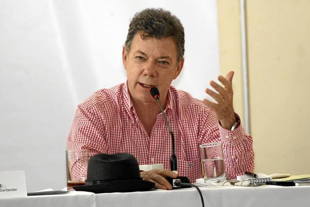 El presidente Juan Manuel Santos anunció que no habrá más autenticaciones en el país (Foto: Colprensa/VANGUARDIA LIBERAL)