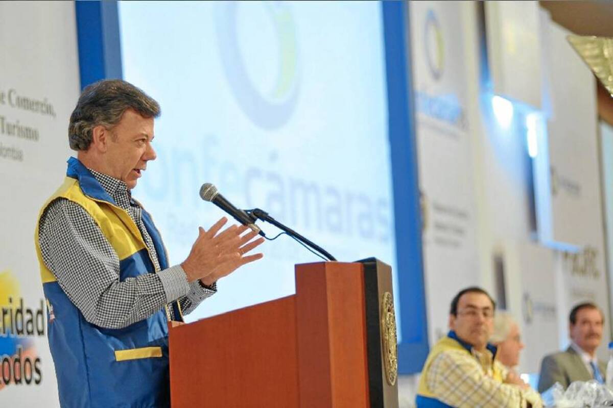“Si no existieran los medios de comunicación, no existiera el terrorismo”: Juan Manuel Santos (Foto: Colprensa/VANGUARDIA LIBERAL)