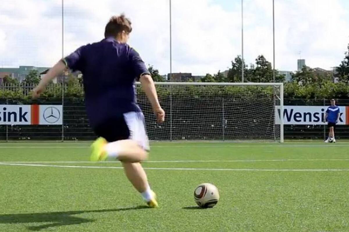 El 'gordito' que le pega al balón igual que Cristiano (Foto: Foto: Youtube)