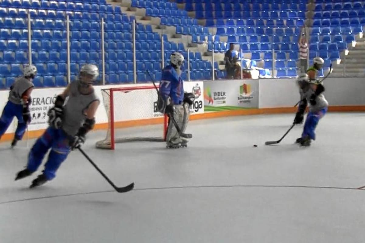 Así se prepara la Selección Colombia de hockey en Bucaramanga