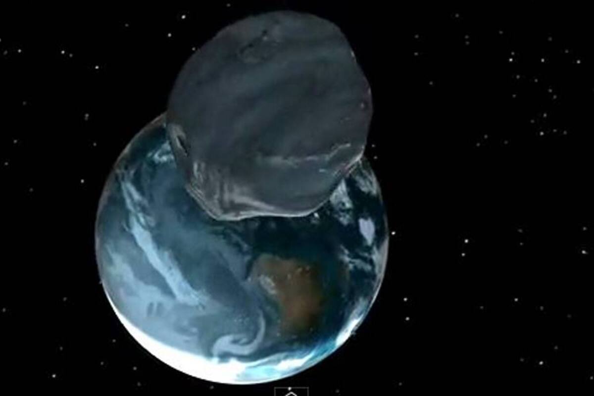 Así será el paso del asteroide 2012 DA14 cerca del planeta Tierra (Foto: Tomada de Internet/VanguardiaLiberal)