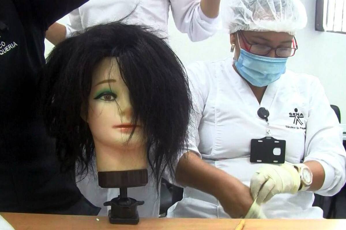 Con cabello devuelven sonrisas a pacientes con cáncer en Bucaramanga (Foto: MILTON VELOSA/VANGUARDIA LIBERAL)