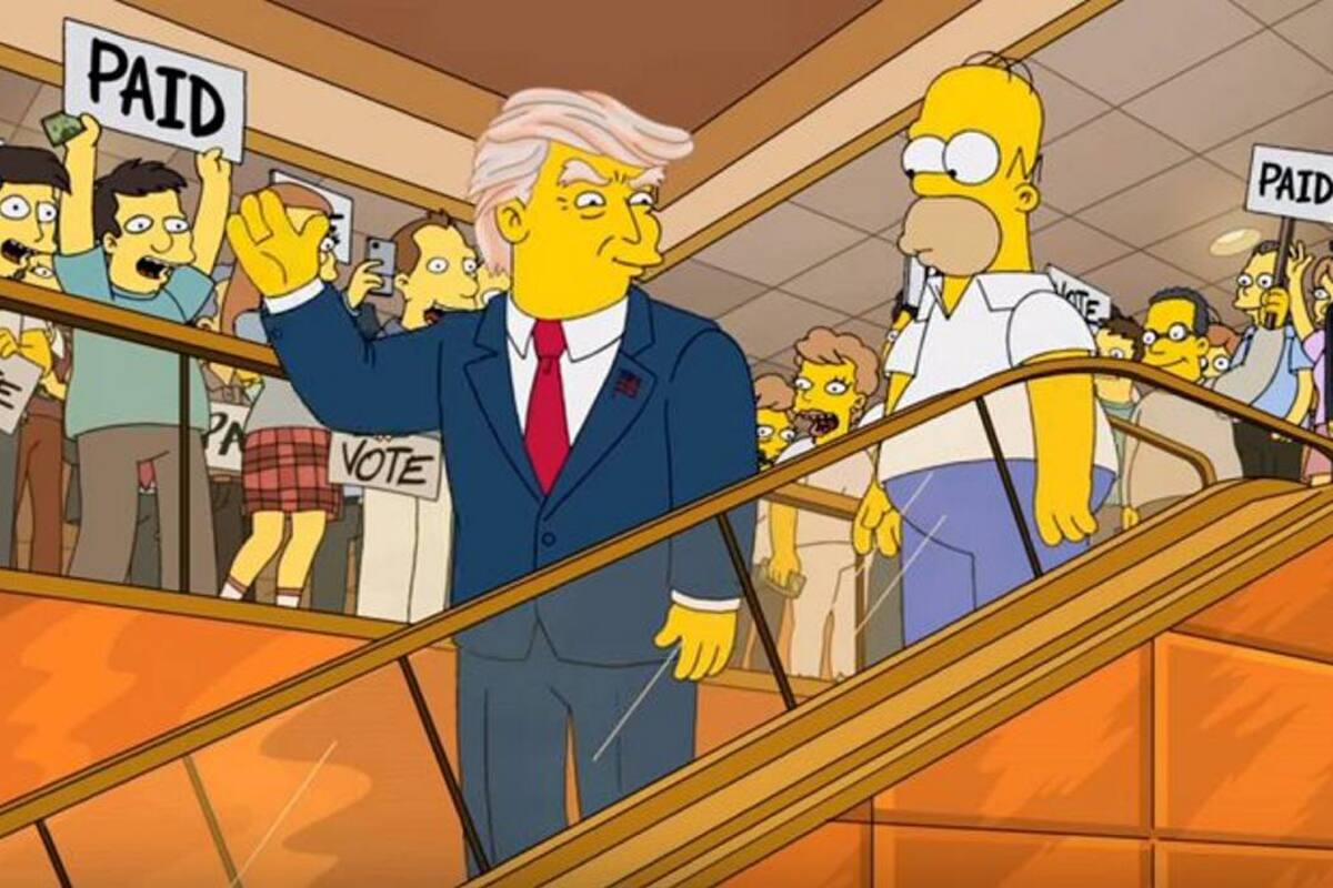 Hace 16 años Los Simpson predijeron el triunfo de Donald Trump (Foto: Tomada de YouTube /VANGUARDIA LIBERAL)