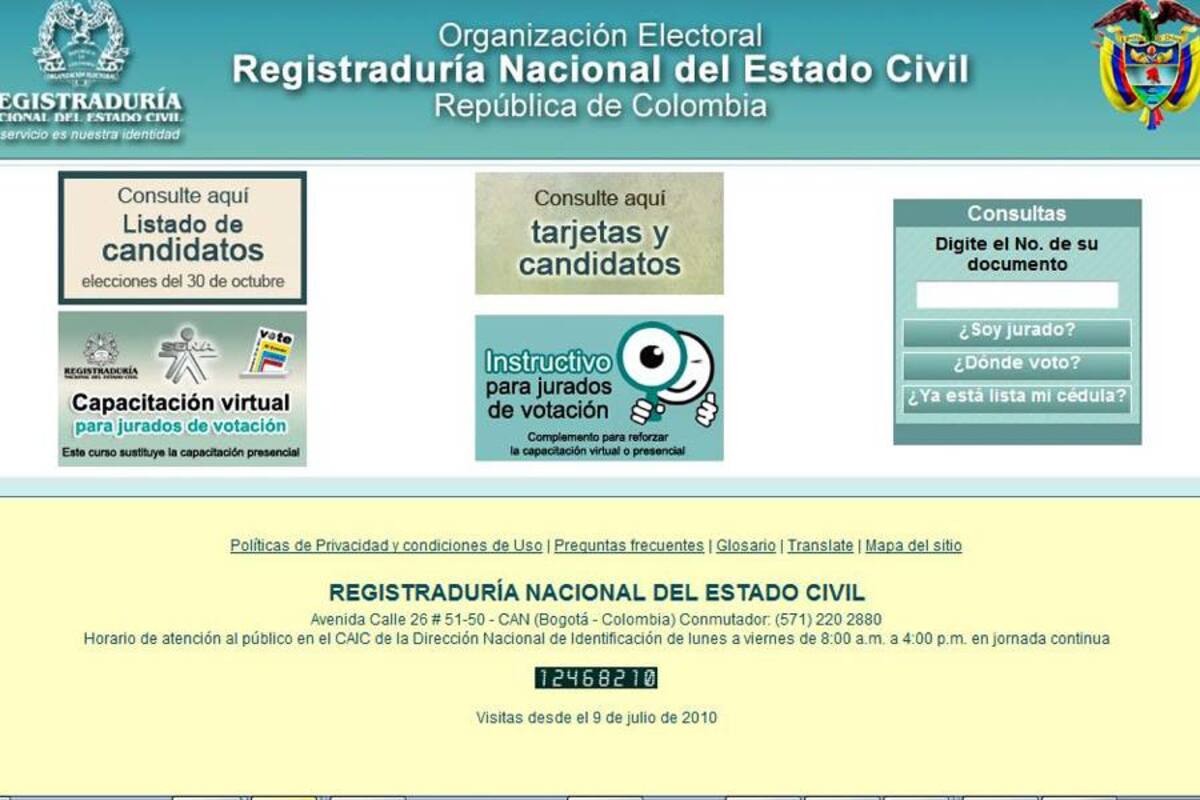 Anonymous afirma que bloqueó la página de la Registraduría (Foto: Archivo/VANGUARDIA LIBERAL)