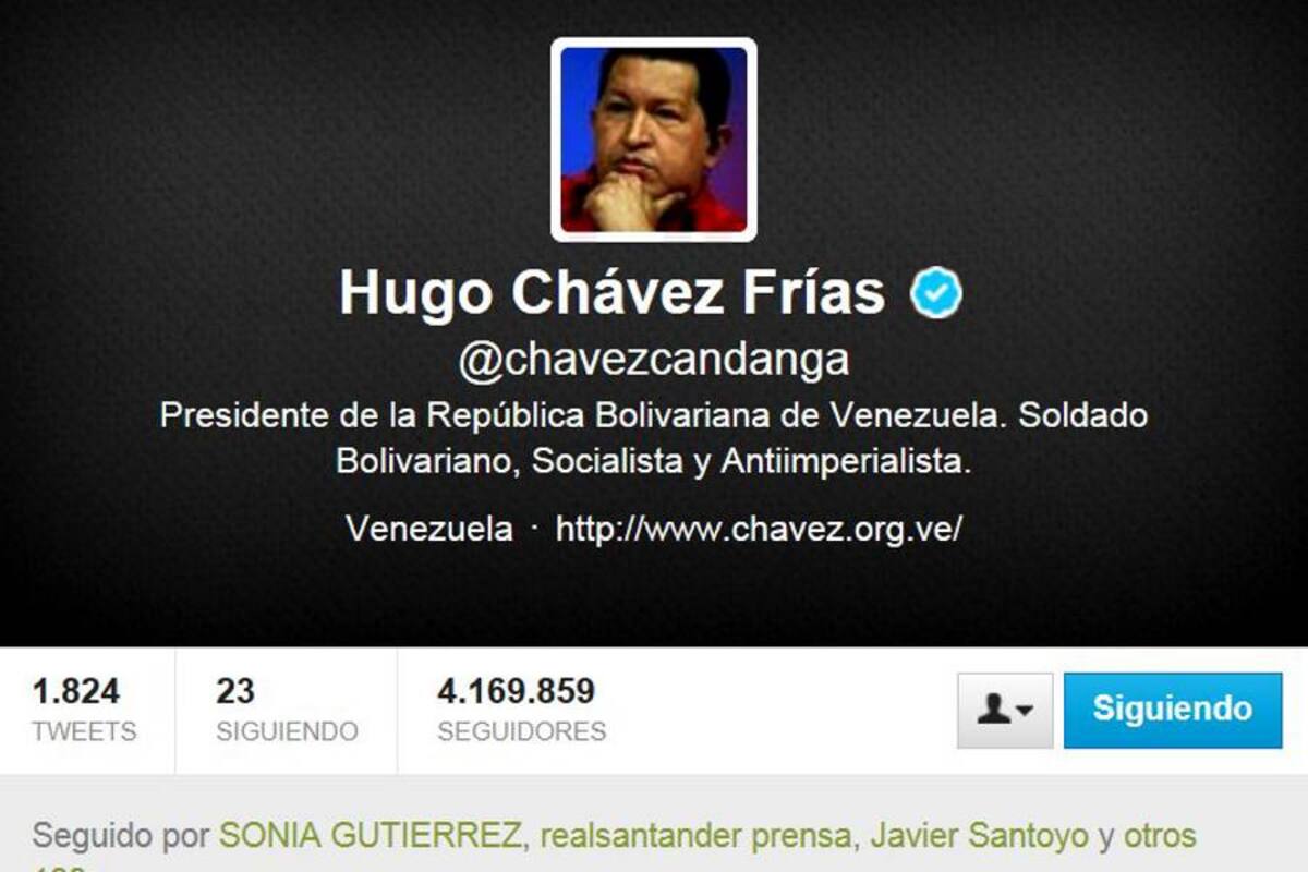 Este fue el último tuit de Hugo Chávez (Foto: Archivo/VANGUARDIA LIBERAL)