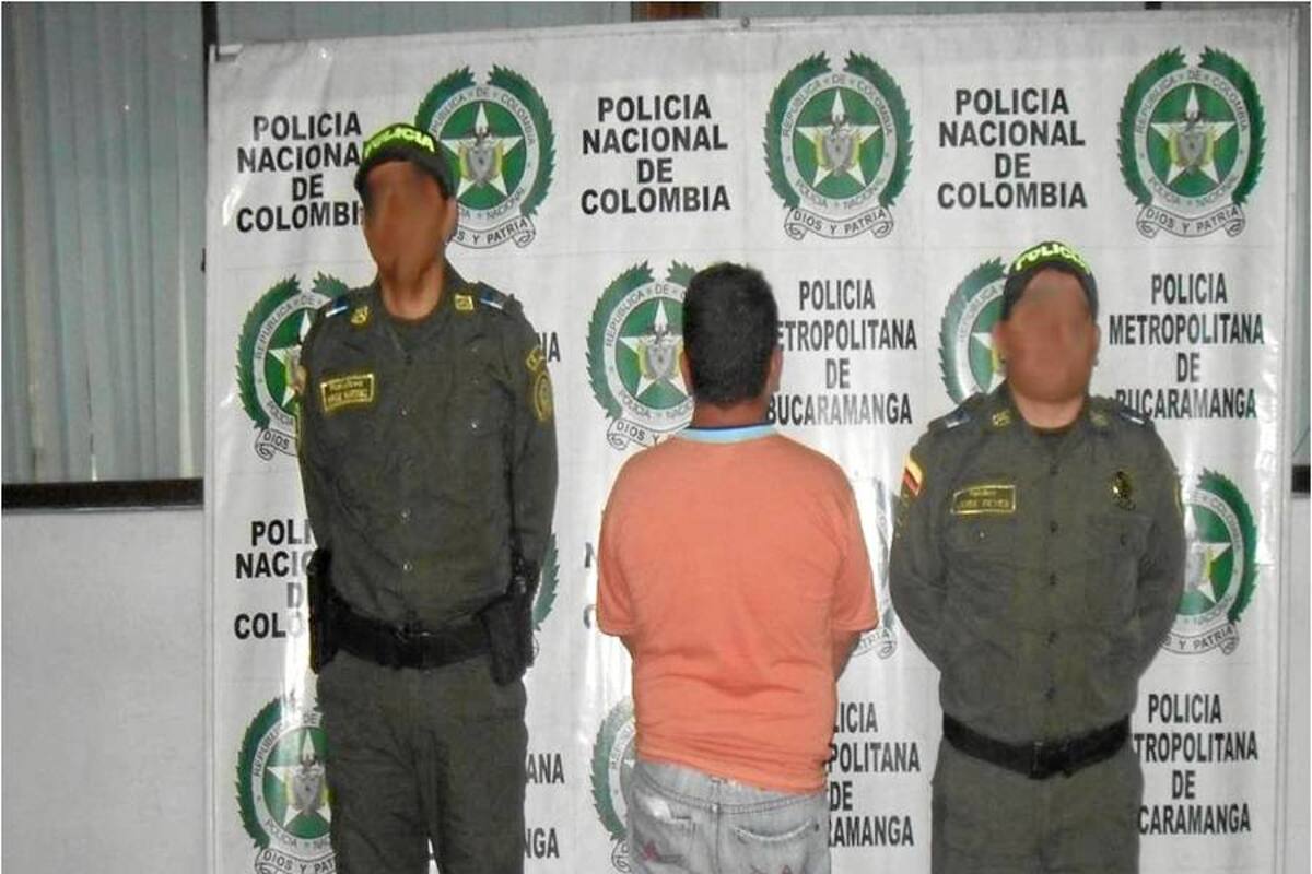 Policía captura a un hombre por el delito de actos sexuales con menor de 14 años (Foto: Foto suministrada/VanguardiaLiberal)