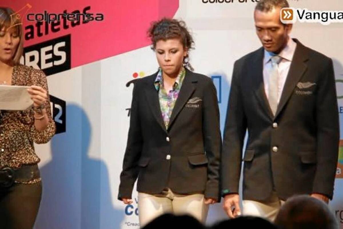 Así lucirán los deportistas colombianos en los Olímpicos de Londres (Foto: COLPRENSA / VANGUARDIA LIBERAL)