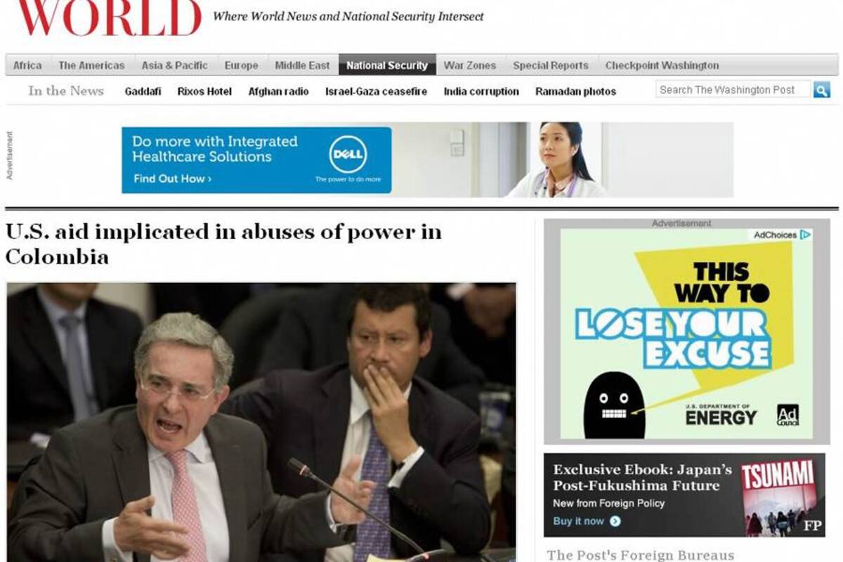 Uribe acusó a dos periodistas de ser simpatizantes del terrorismo y cómplices de la guerrilla (Foto: Tomada de internet)