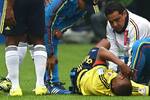 Así fue la lesión de Edwin Valencia