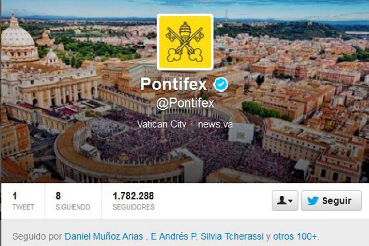La cuenta del Papa en twitter vuelve a estar activa y anuncia “Habemus Papam Franciscum” (Foto: Tomada de internet/VANGUARDIA LIBERAL)