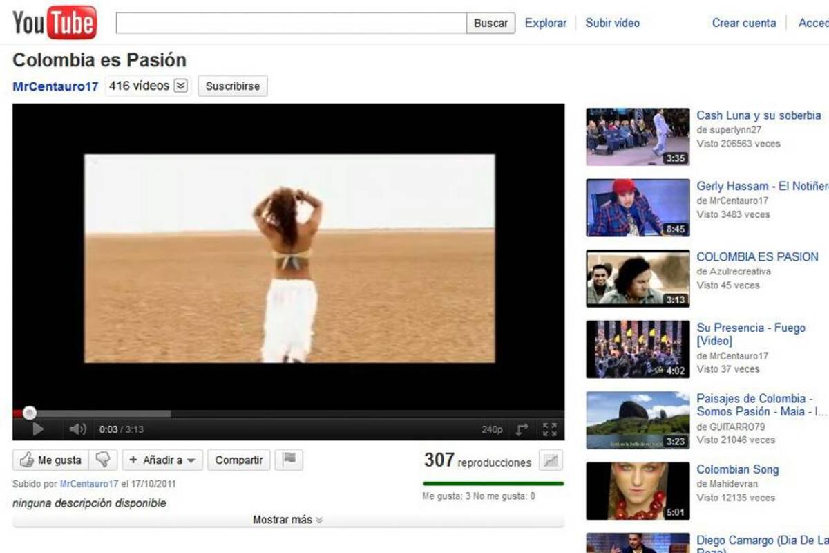 Youtube llega con una versión para Colombia. (Foto: Tomada de Internet/ VANGUARDIA LIBERAL)