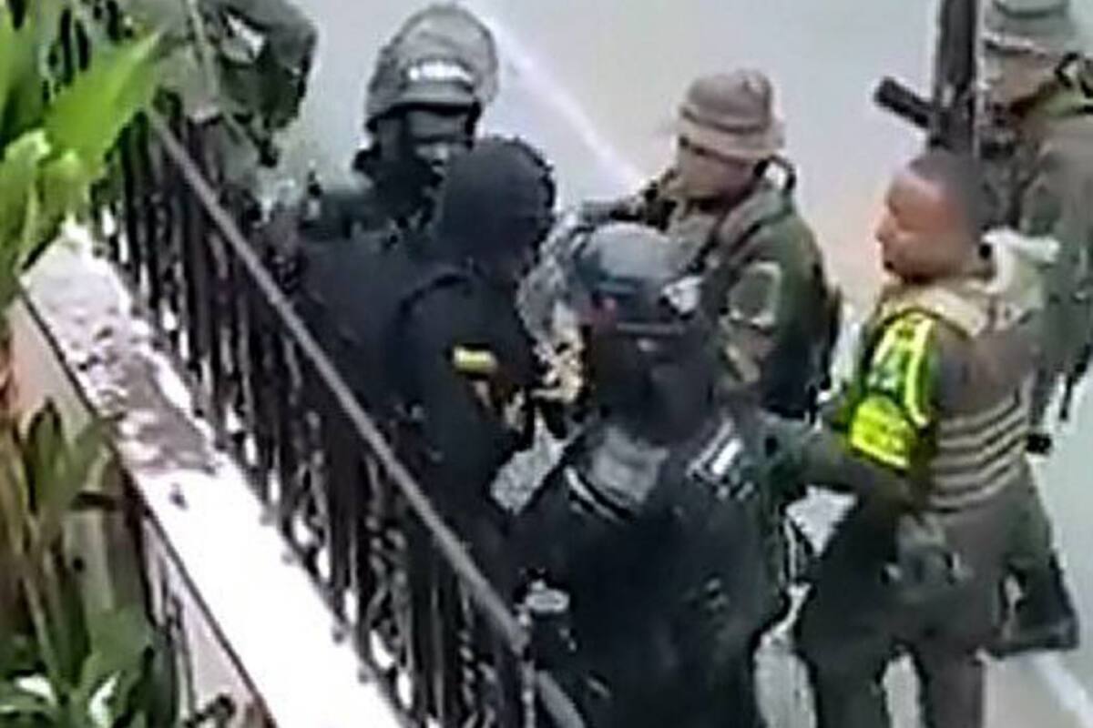 Video registra el asesinato de un Policía del Esmad en enfrentamientos en Tumaco (Foto: Tomada de un video)
