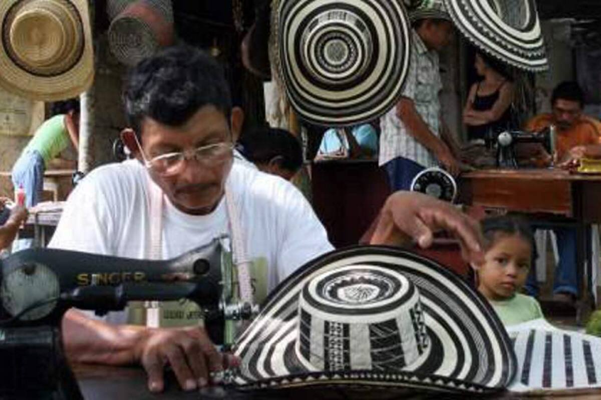 Mincomercio pidió medidas para frenar importación de sombreros vueltiaos hechos en China (Foto: Tomada de elcolombiano.com)