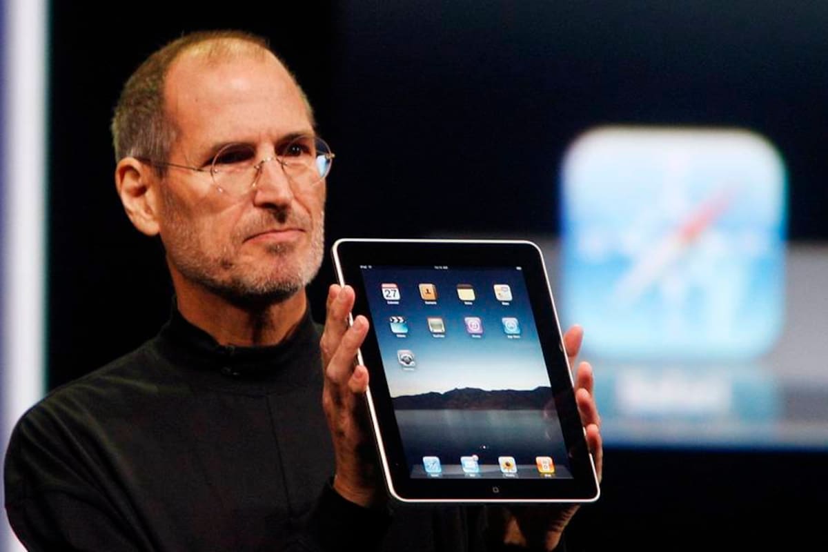 Steve Jobs presenta el Ipad. (Foto: Internet/ VANGUARDIA LIBERAL)
