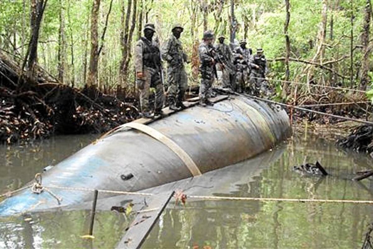 Decomisan semisumergible de narcotraficantes en aguas del Pacífico (Foto: Tomado de Internet/ VANGUARDIA LIBERAL)