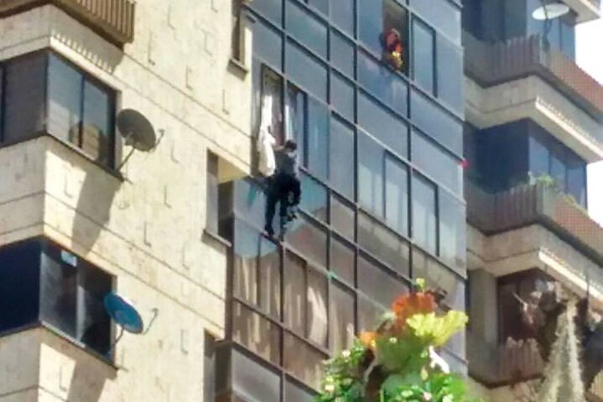 Dramático intento de robo en un edificio de Cabecera (Foto: Suministrada / VANGUARDIA LIBERAL)