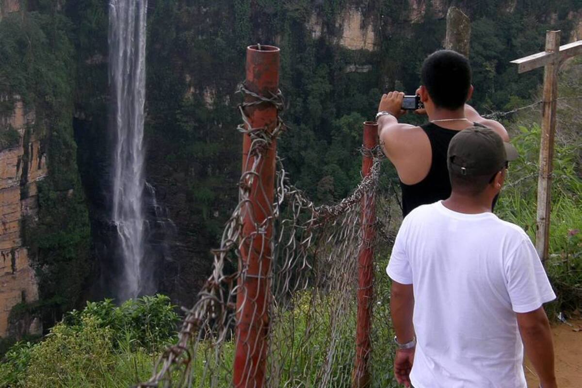 El trágico hecho se registró en el Salto del Duende, ubicado en la Mesa de Los Santos. (Foto: Archivo/VANGUARDIA LIBERAL)
