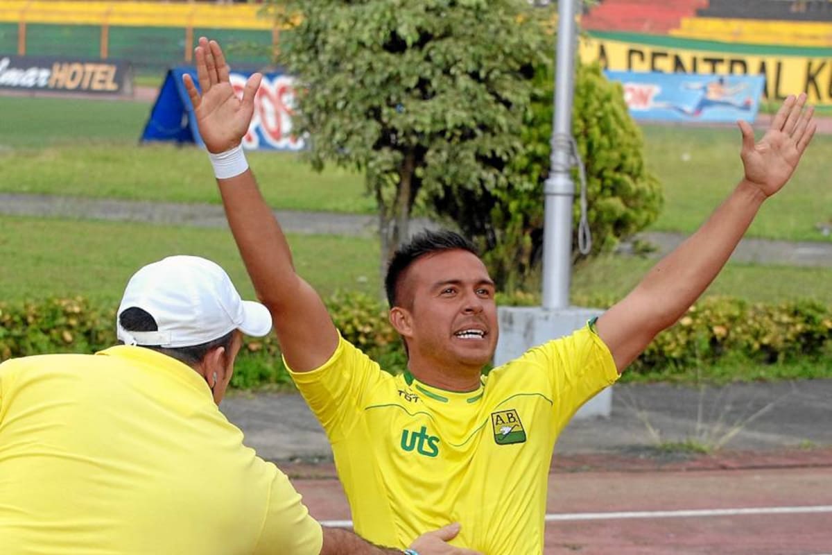 “Fue mi primer gol con el equipo del que soy hincha”: Sergio Novoa (Foto: Jaime del Rio/ Vanguardia Liberal)