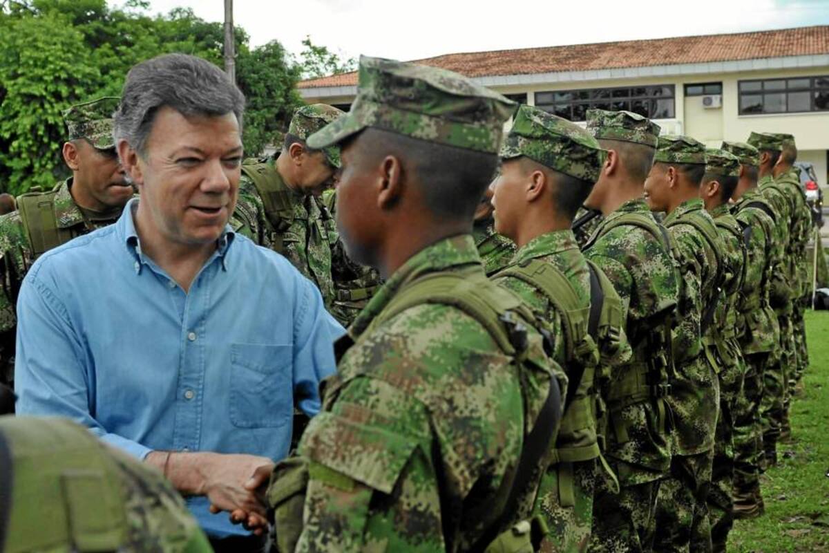 Descubren explosivos cerca del helipuerto donde aterrizaría el presidente Santos (Foto: Colprensa/VANGUARDIA LIBERAL)