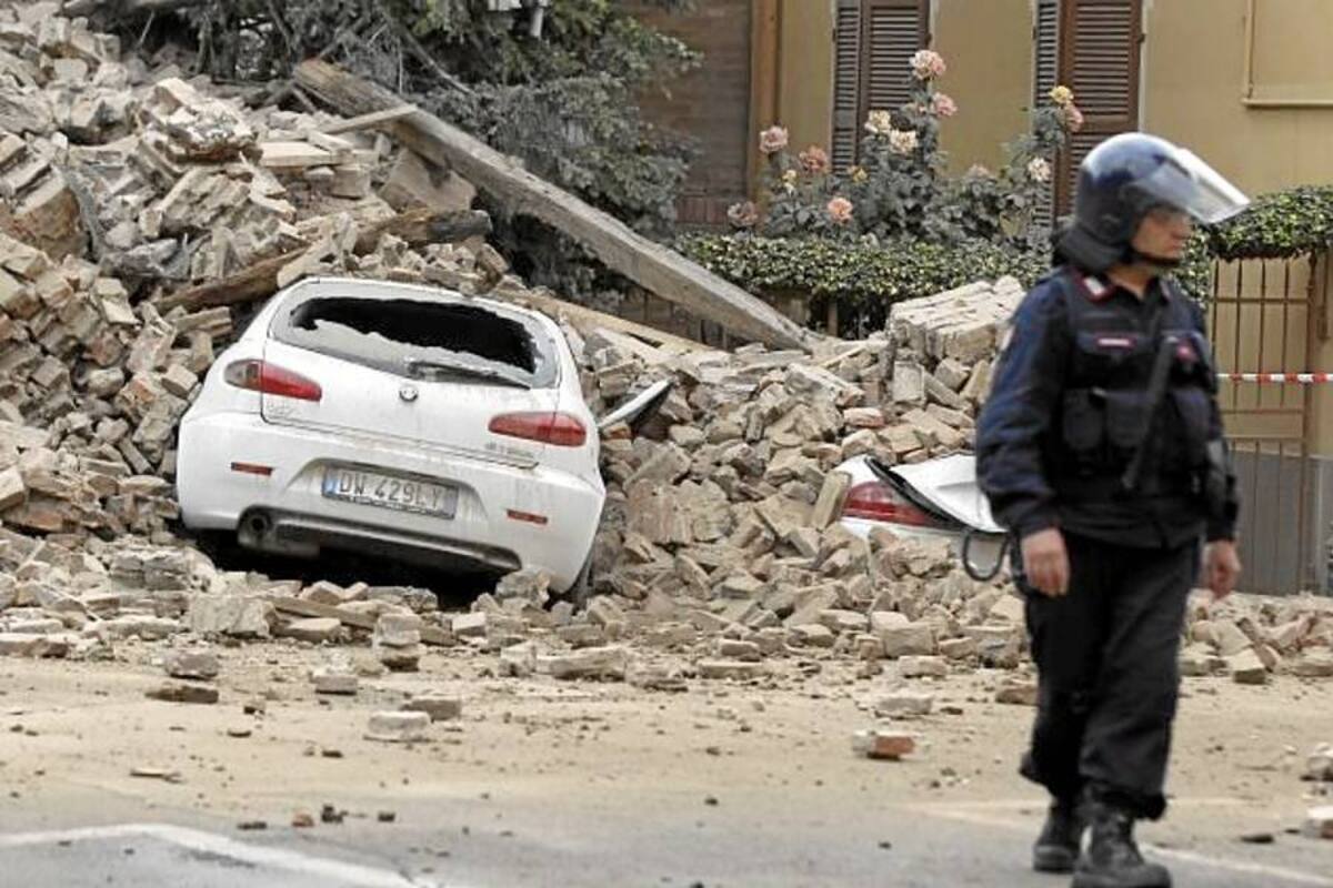 Un nuevo terremoto de 5,3 grados sacude otra vez el norte de Italia (Foto: Tomado de Internet/VANGUARDIA LIBERAL)