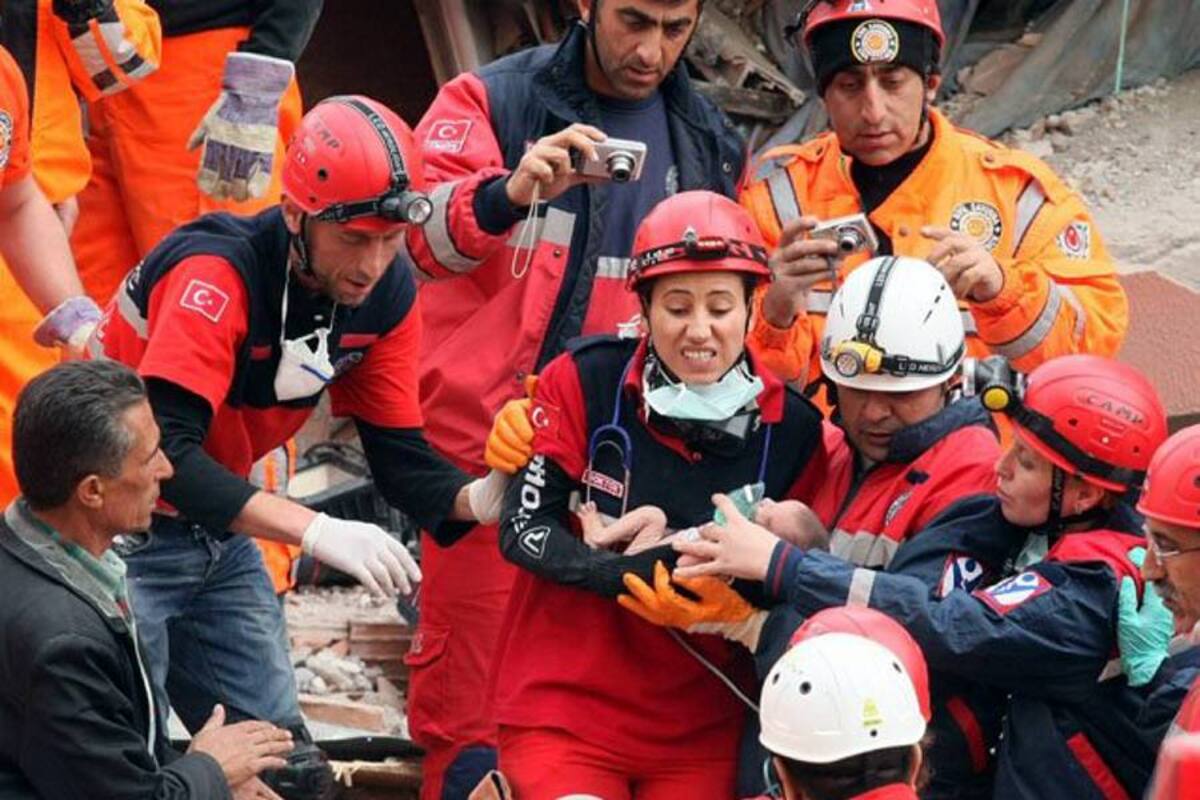 Vea el rescate de la bebé en Turquía (Foto: Tomada de Internet/ VANGUARDIA LIBERAL)