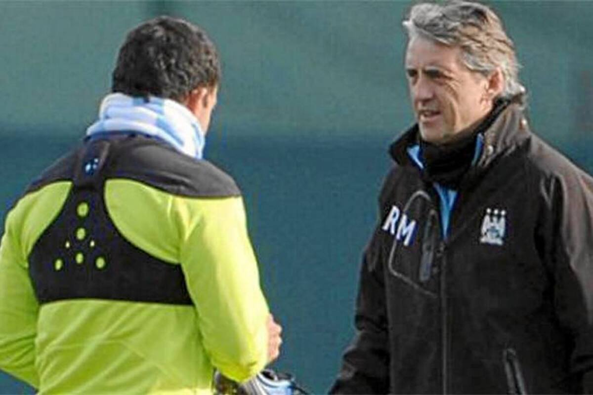 Mancini cree que Tévez podría jugar en dos semanas (Foto: Tomada de Internet/VanguardiaLiberal)