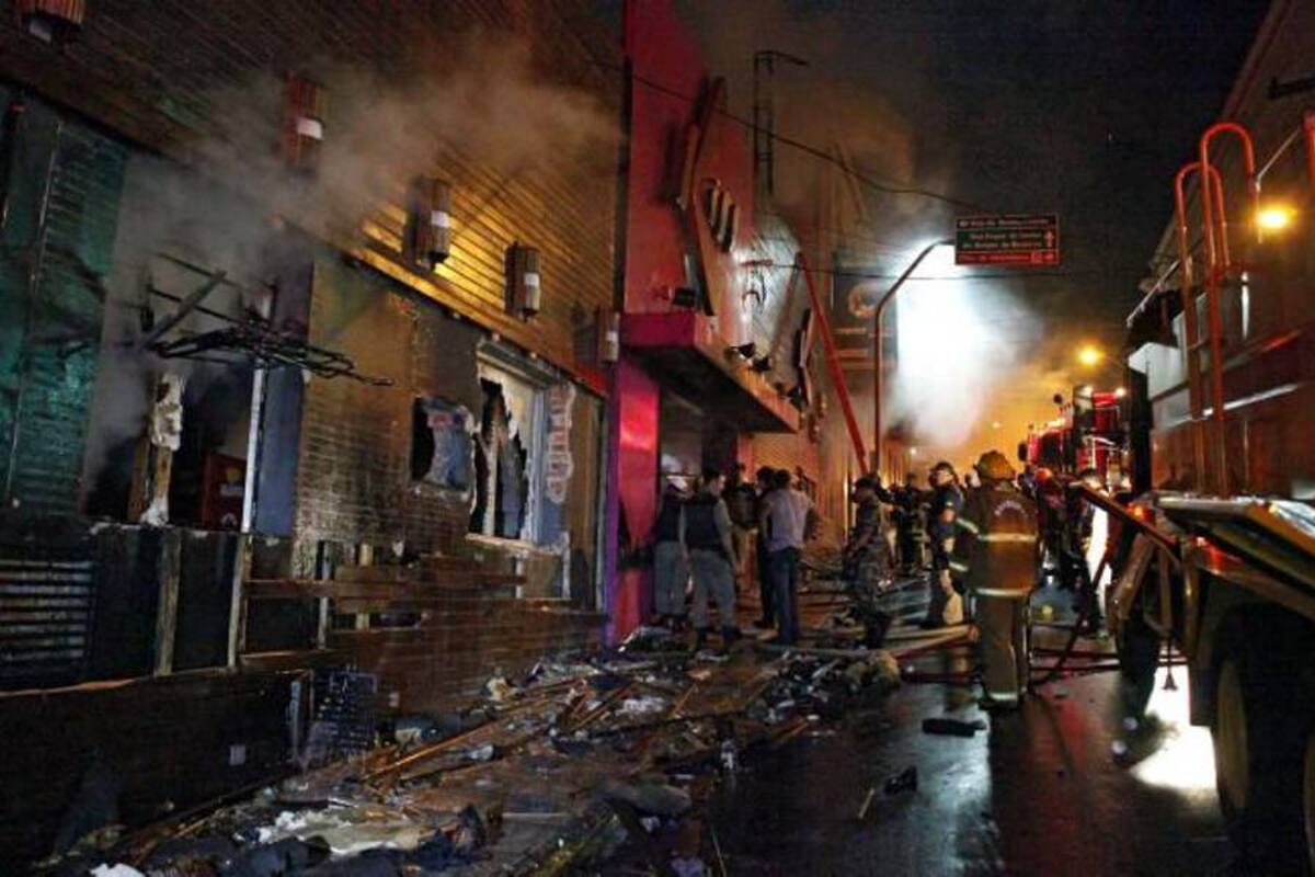 Arrestan a dueño de discoteca incendiada en Brasil y a dos de los músicos (Foto: Tomado de Internet/VANGUARDIA LIBERAL)