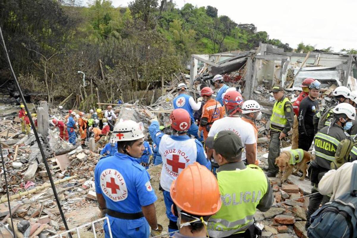 A las 4:30 de la madrugada, la tierra rugió en Dosquebradas (Foto: Colprensa/VANGUARDIA LIBERAL)