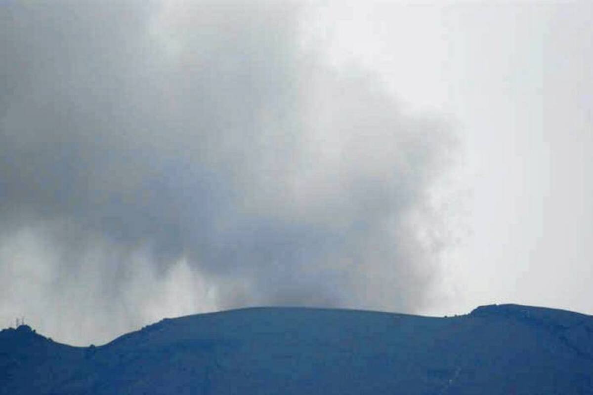El Galeras volvió a manifestarse (Foto: Colprensa/VANGUARDIA LIBERAL)
