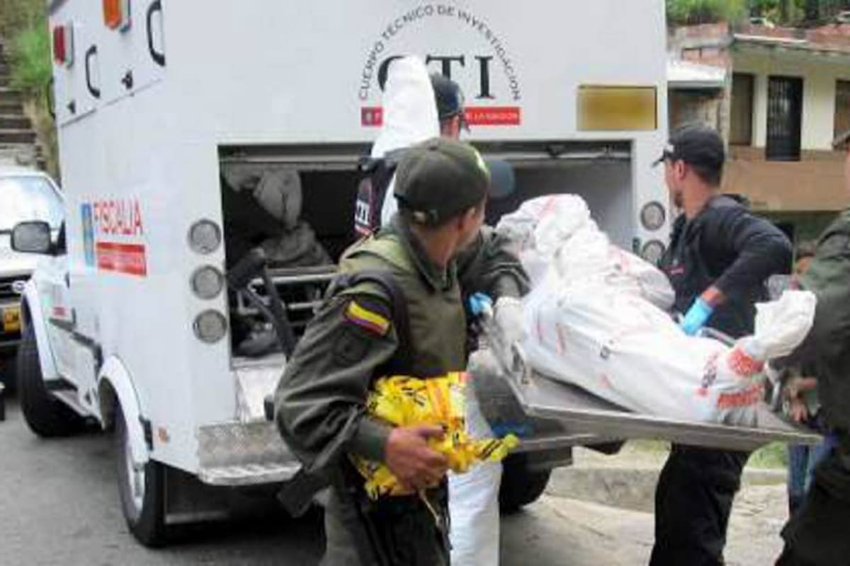 Masacre en cancha del occidente de Medellín (Foto: Tomada de elcolombiano.com)