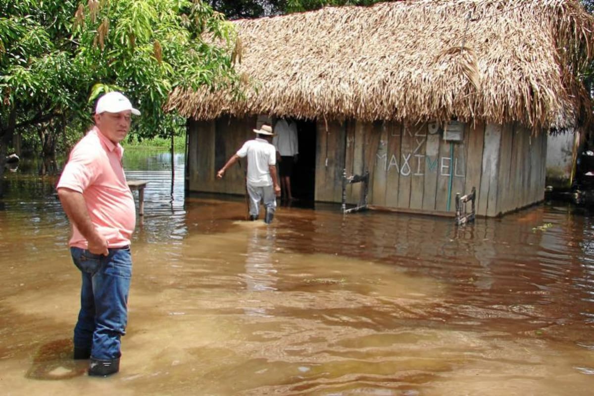 Damnificados del invierno en Sabana de Torres continúan esperando sus subsidios. (Foto: Archivo / Vanguardia Liberal)