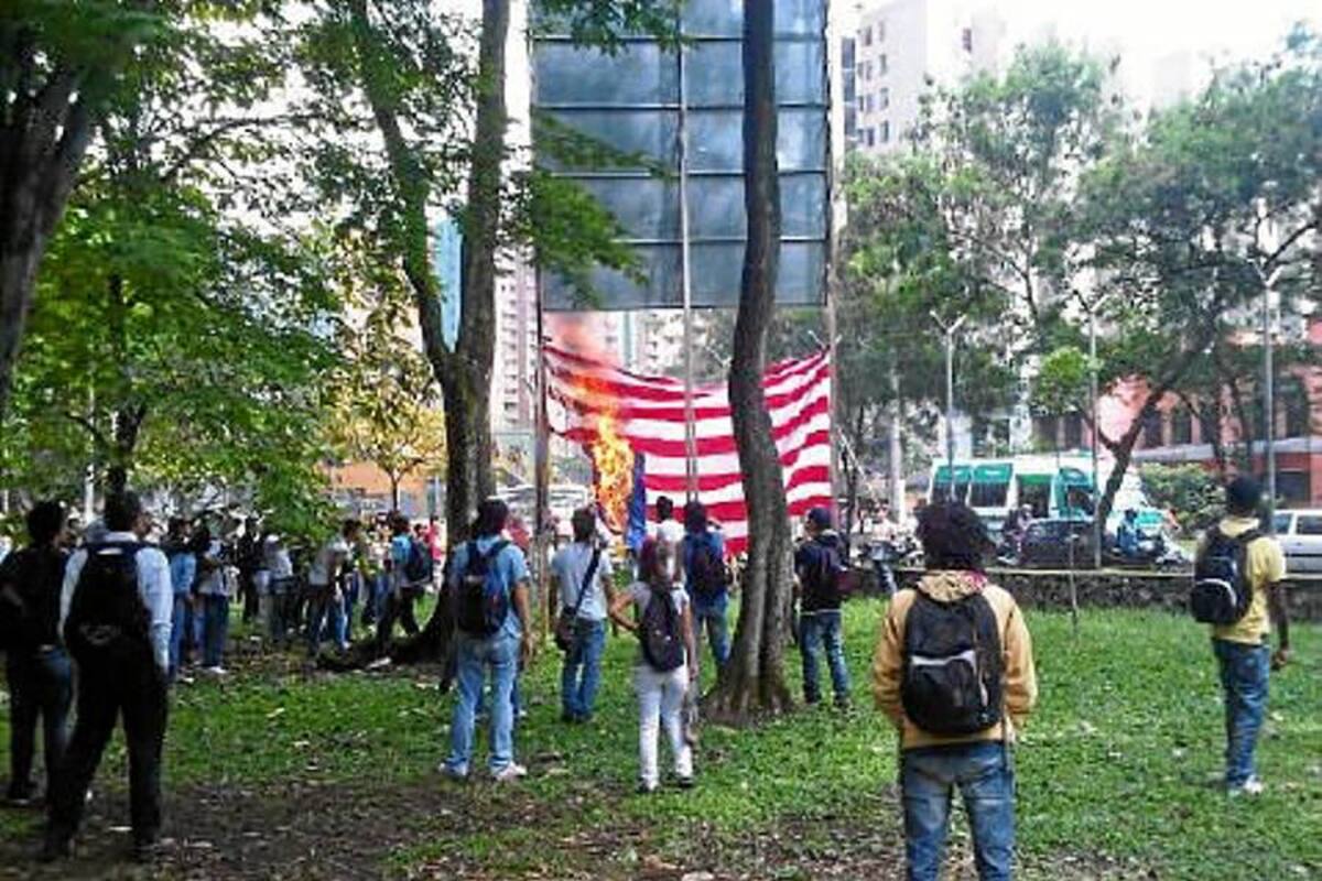 Se presentan disturbios en la Universidad de Antioquia (Foto: Tomado de Internet/VANGUARDIA LIBERAL)