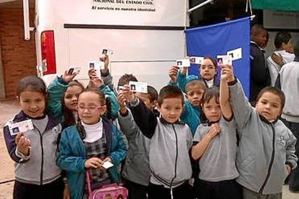 Niños bumangueses tendrán nueva tarjeta de identidad desde agosto (Foto: Tomado de Internet/VANGUARDIA LIBERAL)