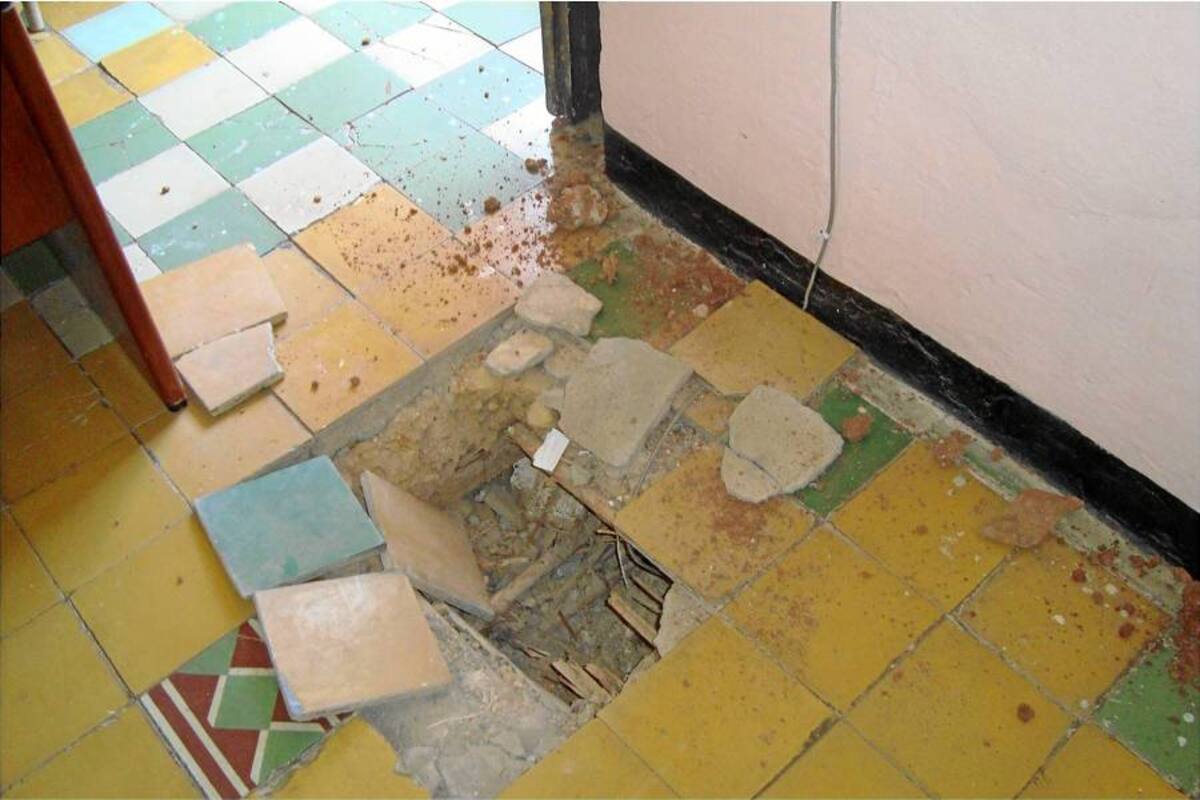 Así fueron los daños en el techo de la Alcaldía del municipio de Galán. (Foto: Suministrada/VANGUARDIA LIBERAL)