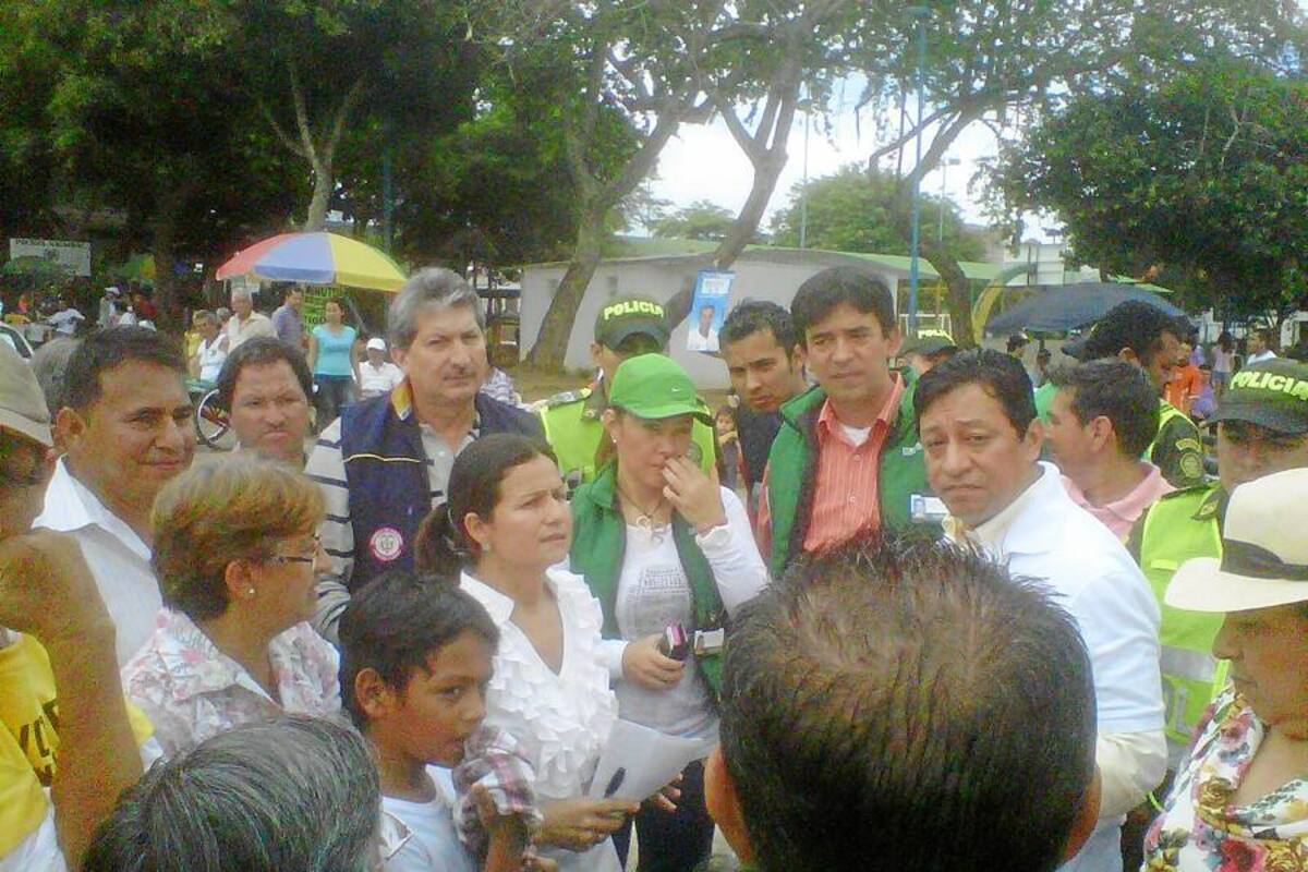 Contraloría y Alcaldía estuvieron presentes en la jornada de elecciones de JAC. (Foto: Suministrada/VANGUARDIA LIBERAL)