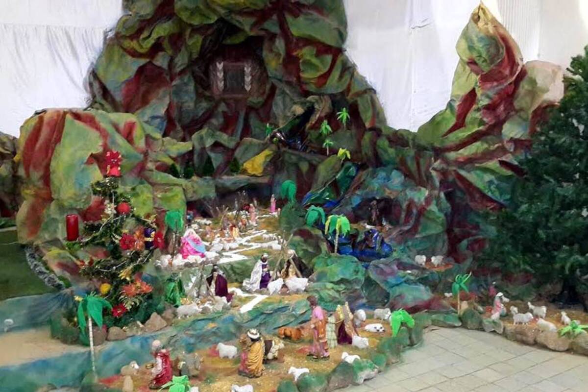 En el norte de Bucaramanga está el pesebre más grande de la ciudad (Foto: Suministrada/VANGUARDIA LIBERAL)