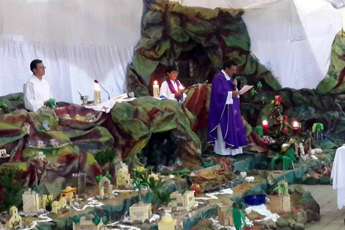 En el norte de Bucaramanga está el pesebre más grande de la ciudad (Foto: Suministrada/VANGUARDIA LIBERAL)