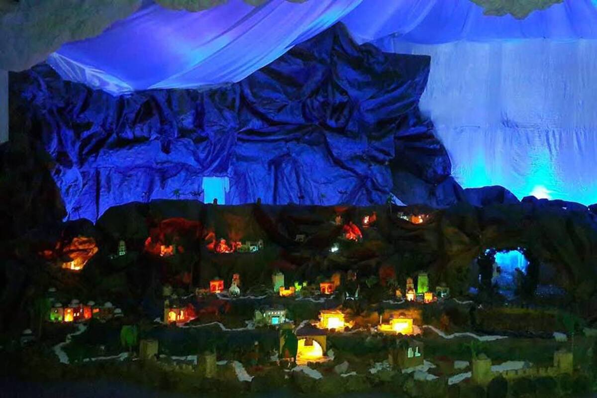 En el norte de Bucaramanga está el pesebre más grande de la ciudad (Foto: Suministrada/VANGUARDIA LIBERAL)