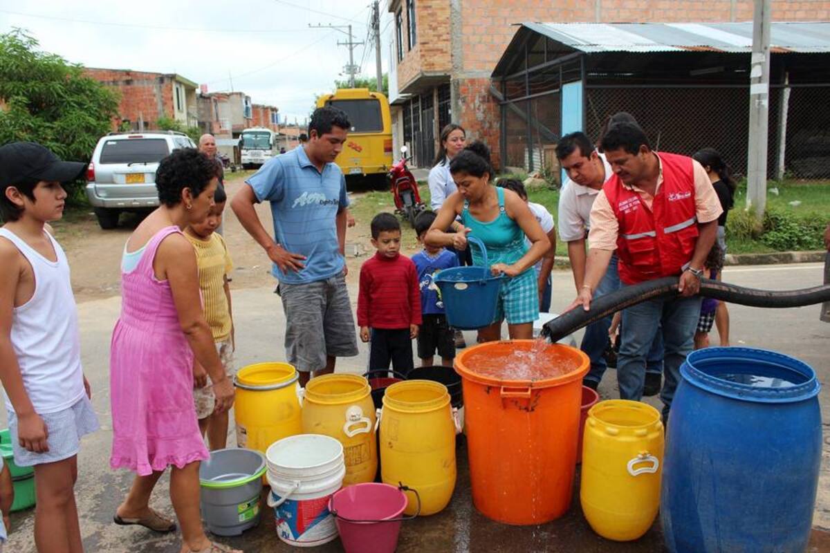Racionamiento de agua en Vélez cada cinco días (Foto: Archivo/VANGUARDIA LIBERAL)