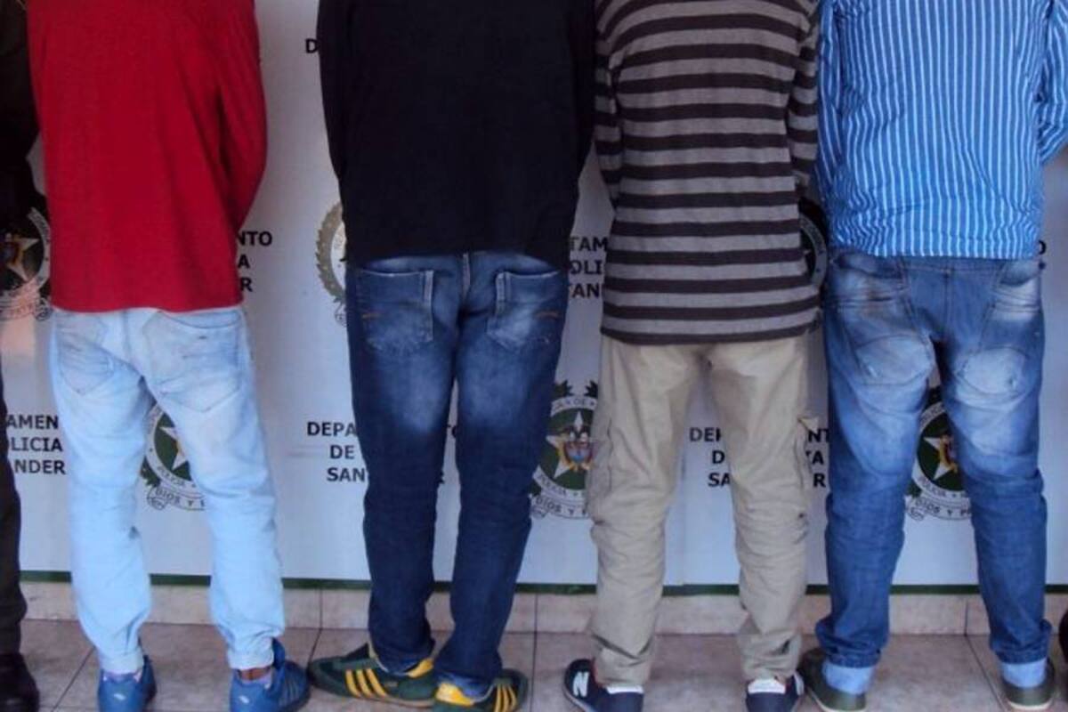 Capturados cuatro integrantes de la banda delincuencial “Los Comuneros” (Foto: Archivo/ VANGUARDIA LIBERAL)