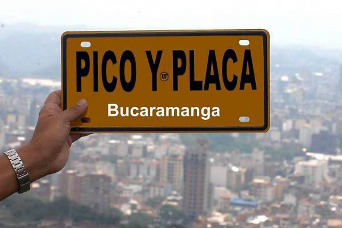 Nuevo ‘Pico y Placa’ en Bucaramanga será de cuatro dígitos (Foto: Archivo/VANGUARDIA LIBERAL)